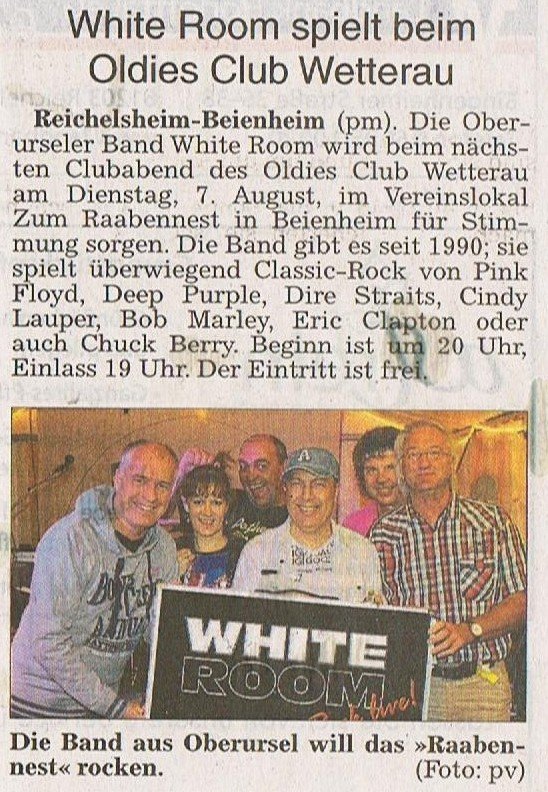 Clubabend mit White Room